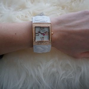 New&Authentic Betsey Johnson Cuff Bracelet Watch